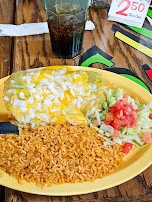 Enchilada Plate - Red w over Easy Egg